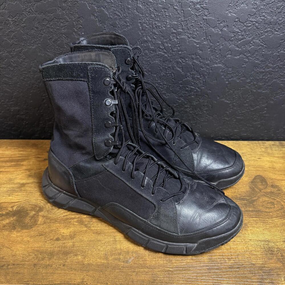 Oakley Light Assault Boot 2 11188-02E Black Leather Nylon Tactical Mens 10.5
